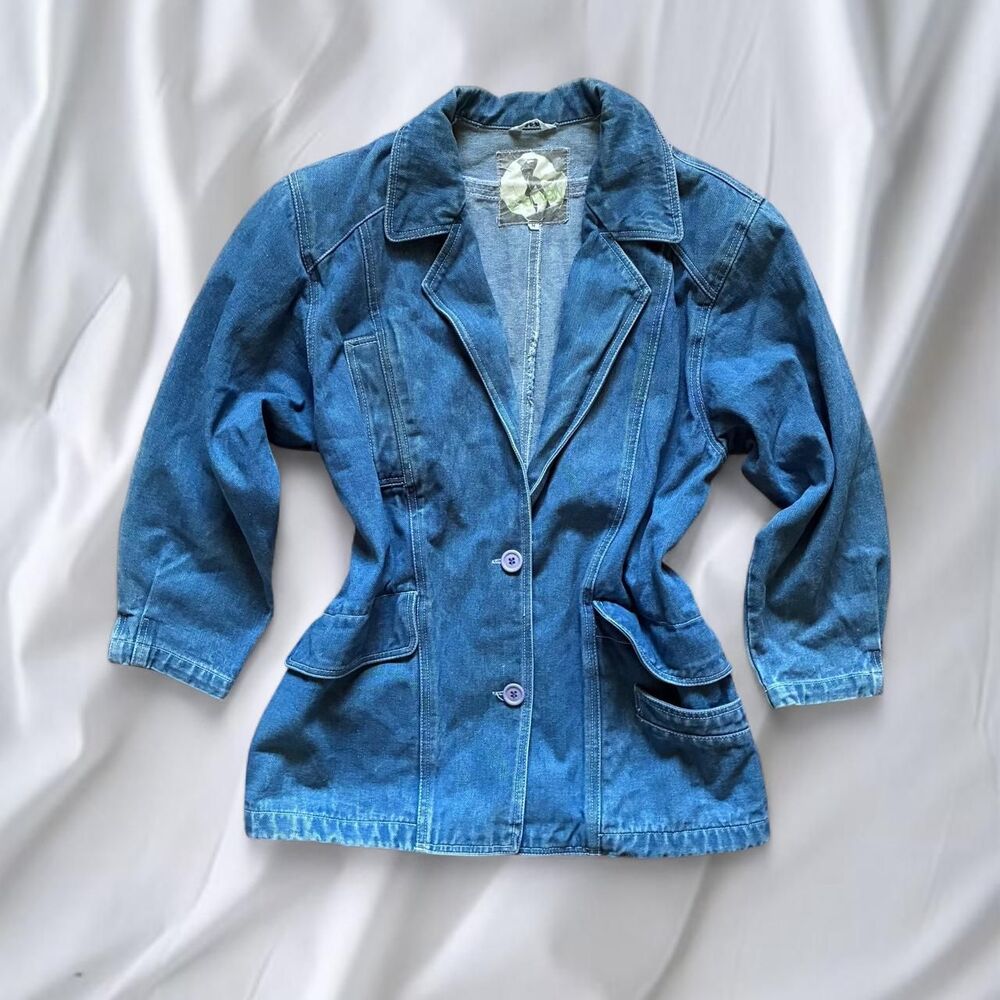 Vintage Denim Blue Jacket